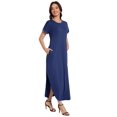 thumbnail image 4 of Vestido Jeqeocafy maxi holgado de manga corta para mujer, casual, casual, 4 of 6