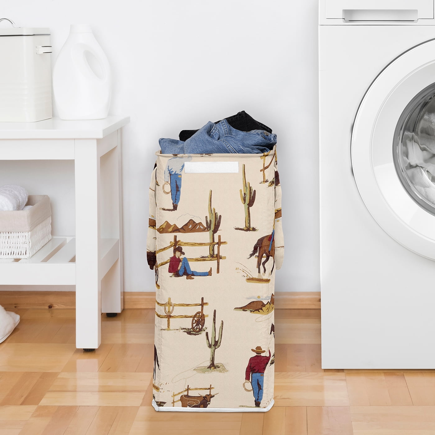 Wild West Cowboy Foldable Laundry Hamper with Handles Boy by Sweet Jojo Designs