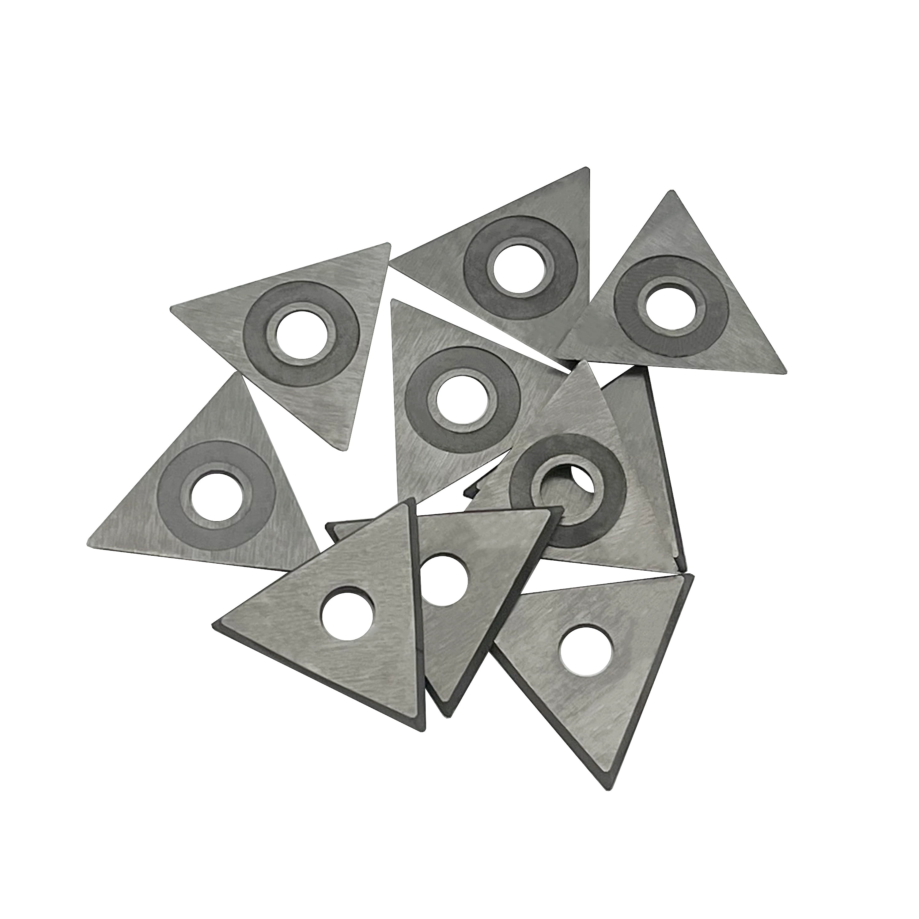 Paint Scraper Carbide Blades Double-Edged Reversible Replacement Blade (1" Triple-Edge Triangle)