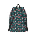 thumbnail image 3 of Daiia Amanita Mushroom Vintage Canvas Backpack for Men and Women ,Hiking Backpack,Travel Laptop Bag for School,Large Capacity Backpack, 3 of 8