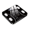 thumbnail image 1 of Báscula Inteligente de Grasa Corporal con Diseño Compacto y Recargable, Ideal para Monitorear tu Salud en Casa, Modelo Negro Premium, 290x260mm, 1 of 7