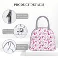 thumbnail image 4 of Easygdp Breast Cancer Awareness4 Bolsa de Almuerzo Insulada Grande, Forro de Aluminio, Diseño Espacioso, a Prueba de Fugas, Ideal para Trabajo, Picnics, Viajes y Actividades al Aire Libre, 4 of 6