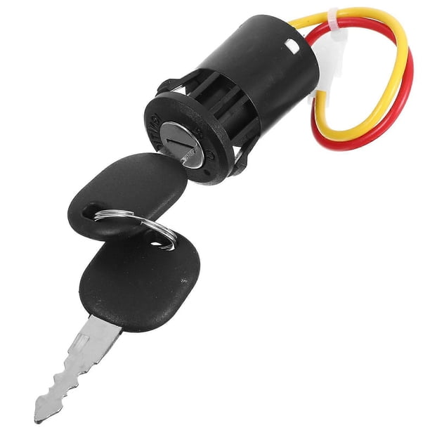 Electric Scooter Parts Key Switch Lock for Kids Waterproof Toggle Switch for Children's Electric Car Accessories Motorcycle Racing Ignition Start Key