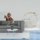 thumbnail image 2 of Adorno De Caballero Acrílico, Centro De Mesa, Impermeable, Regalo, Decoración De Escritorio Con Base Para El Hogar, Estante Colgante De Pared De Metal De 3 Niveles, Decoración, Ahorro De, 2 of 8