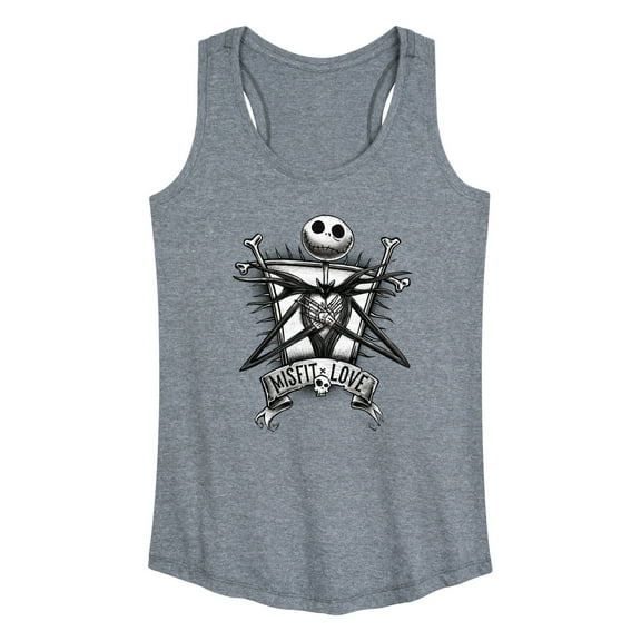 The Nightmare Before Christmas - Jack Misfit Love - Women's Racerback Tank Top
