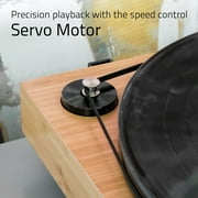 Fluance RT82 Reference High Fidelity Vinyl Turntable (White), PA10 Phono Preamp and Ai81 Powered Floorstanding Speakers (Bamboo), Ortofon OM10 Cartridge, 150W Class D Amplifier, Bluetooth
