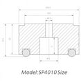 thumbnail image 5 of 20Pcs 40X20mm Aluminum HiFi AMP Speaker Isolation Stand Turntable DAC Feet Pad, 5 of 5