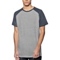 thumbnail image 1 of Hat and Beyond Mens Athletic Baseball Tri-Blend Short Sleeve Raglan T shirts, 1 of 5