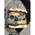 thumbnail image 2 of Ni - ke Size 5Y - NEW Ni - ke Air Jordan 4 Retro GS Cacao Wow Brown Teal FB2214-200 Youth, 2 of 5