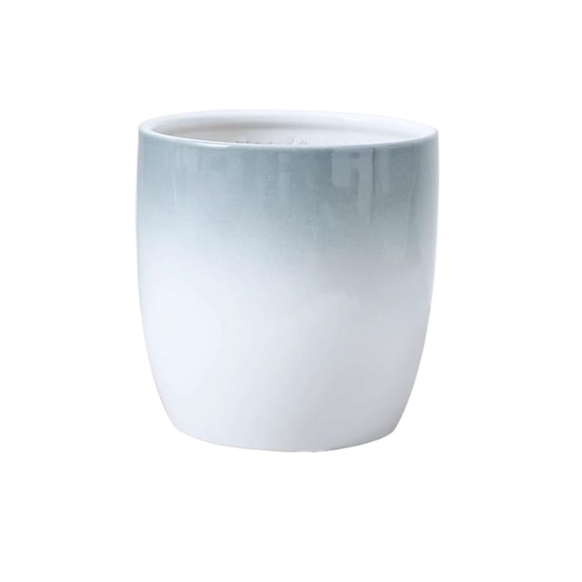 Maceta grande de cerámica con colores graduales for decoración de interiores y exteriores