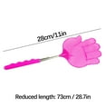 thumbnail image 2 of Telescopic Stainless Steel Fly Swatter 4 Assorted Colors Extendable Hand Shaped Mesh Insect Swatter for High Ceiling Indoor and Outdoor Pest Control, 2 of 2