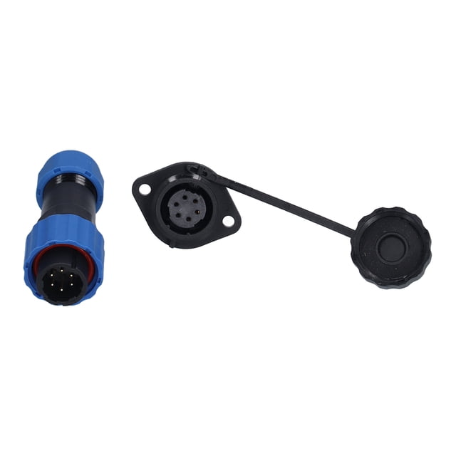 SP16 Flange Aviation Plug, IP68 Waterproof Connector with Solid Pins, Widely for Communication Equipment