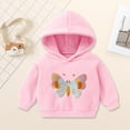 thumbnail image 2 of UAYOTSE Boys and Girls Hooded Sweatshirts Small and Medium Sized Childrens Fleece Pullover Casual Jackets and Tops(7-8 Years,P152-Pink), 2 of 7