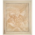 thumbnail image 3 of Maerten De Vos 15x17 Black Modern Framed Museum Art Print Titled - Jonah Thrown&nbsp;Overboard (1580s), 3 of 5