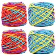 thumbnail image 1 of 4x Polyester Blanket Big Ball Yarn Chunky Wool Hand Knitting Yarn Zulema Lana de hilo de poliéster, 1 of 8