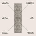 thumbnail image 3 of JONATHAN Y SOUTH BEACH 2 x 8 Runner Rug, Citta Pile Mediterranean Tile - Dark Gray/Ivory, SBH102C-28, 3 of 8