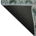 thumbnail image 5 of Addison Rugs Mayfield Premium Machine Washable Transitional Diamonds Emerald Rectangle Rug, 3' X 5' Machine Washable Transitional Diamonds Emerald Oversized Sherpa Throw Blanket, 5 of 7