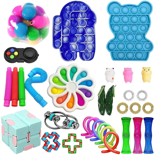 Juguete sensorial Push Bubble Fidget para aliviar el estrés del autismo