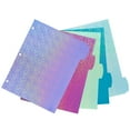 thumbnail image 2 of Avery Luxe Collection Holographic Big Tab Fashion Dividers for 3 Ring Binders, 5 Tab Set, Confetti Pattern, 1 Set 24929, 2 of 6