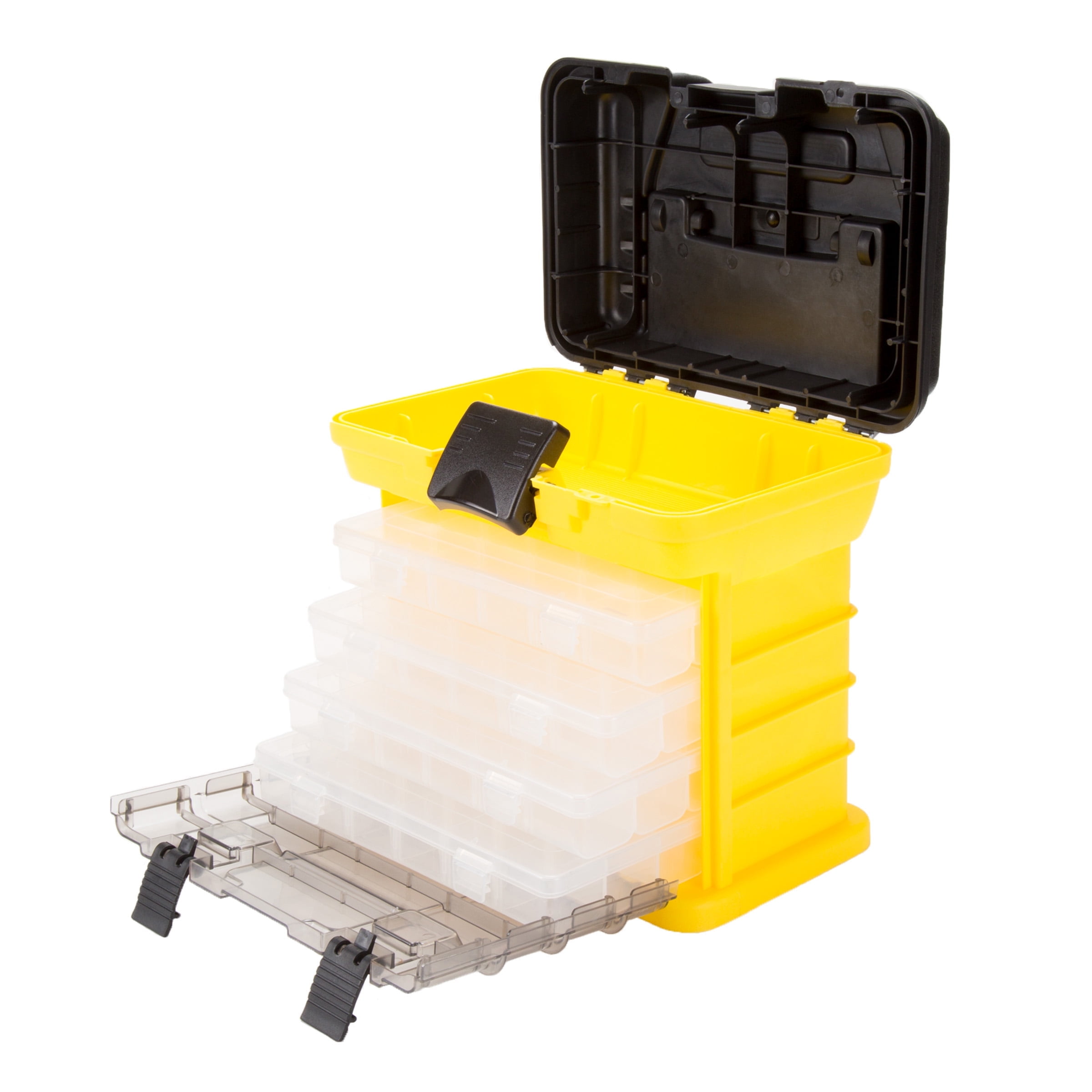 Stalwart 22-Inch Tool Box With 18-Bin Organizer - Heavy Duty Storage Solution