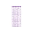 thumbnail image 2 of Tarmeek Sheer Voile Curtains Rod Pocket 100x200 Inch Purple Silver Thread Lace Curtain for Living Room Door Window Light Filtering Privacy Semi Sheer Panel Partition Divider 39x79 Inch, 2 of 7