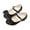 Black, variant on WERYOUNG Girls Sandals Summer Stylish Versatile High Heels Princess Shoes Newborn Stylish Everyday Gatherings Wedding Bow Sandal,Black,28