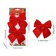 thumbnail image 3 of Decoraciones de Navidad Al Aire Libre 2 Paquetes de Terciopelo Arco de Navidad 15x14cm Agrupado Rojo Verde Rosado Blanco Paño Decoraciones Del Árbol de Navidad, 3 of 6