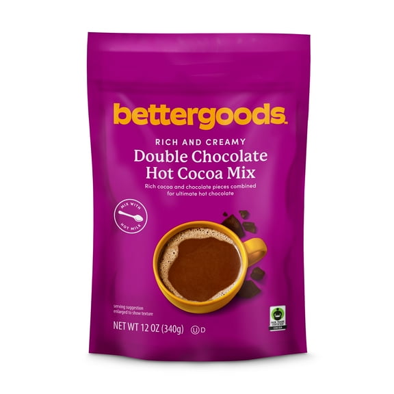 bettergoods Double Chocolate Hot Cocoa Mix, 12 oz