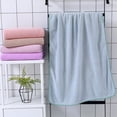 thumbnail image 4 of Nvzi -b Towels 1Piece 27.56x55.12inch Perfect Everyday Shower Towels, Light Weight, Quick Dry Towels Coral fleece bath towel for Your Bathroom for Bathroom and Powder Room (Dark purple), 4 of 4