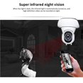 thumbnail image 4 of Cámara De Seguridad Inalámbrica 1080P Wifi 360 Grados Vista Completa Sensor Inteligente Rotación De Múltiples Ángulos Monitor De Cámara De Vigilancia Para Interiores Y Exteriores Guardurnaity AF001046-02, 4 of 6