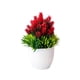 thumbnail image 2 of Flores artificiales, bonsáis artificiales en maceta, macetas de plástico para sala de estar, comedor, mesa de TV, mueble de centro, decoración, adornos, flores artificiales, bonsáis, plantas, 2 of 7