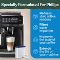 thumbnail image 4 of Pastillas de limpieza y filtros Roobi compatibles con Philips. Incluye 16 pastillas de limpieza para espresso y 4 filtros de agua. Kit de limpiador Philips neutro en carbono. Suministro de 1 año., 4 of 9