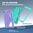 thumbnail image 3 of Case for iPad 6th Generation 2018 / 5th Gen 2017 / iPad Air 2 / Pro 9.7-inch Multiple Protection Shockproof Contrast Color Cover With Stand and Pen Holder, 3 of 8