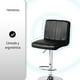thumbnail image 5 of SET DE 2 BANCOS PARA BARRA  CON RESPALDO CUADRADO COLOR NEGRO, 5 of 6