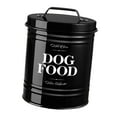 thumbnail image 1 of Contenedor hermético para golosinas de perro, accesorio práctico para almacenar alimentos en la cocina o la estación de mascotas. Ideal para pequeños Negro, 1 of 8