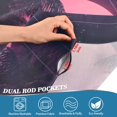 thumbnail image 3 of Yayeee Kitchen Curtains Tier Pair Light Filtering 27"x36" Rod Pocket Short Cafe Window Panel, Night Neon Road, 3 of 7