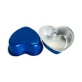 thumbnail image 2 of Curated Selection Shiogb Heart Shaped Aluminum Foil Cake Pan Disposable Heart Shaped Cake Pans with Heart Spoons & Love Cupcake Topper for Valentine's Day Mother's Day Wedding Set of 10, H, 2 of 9