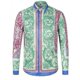 thumbnail image 1 of Camisa con estampado 3D de solapa con estampado floral nuevo europeo y americano, camisa de moda para hombre, camisa hawaiana de manga larga cómoda para hombre, 1 of 6