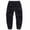 Black, variant on Mens Trendy Cargo Pants Multi-Pocket Elastic Cuff Hiking Pants Drawstring Casual Outdoors Khaki L