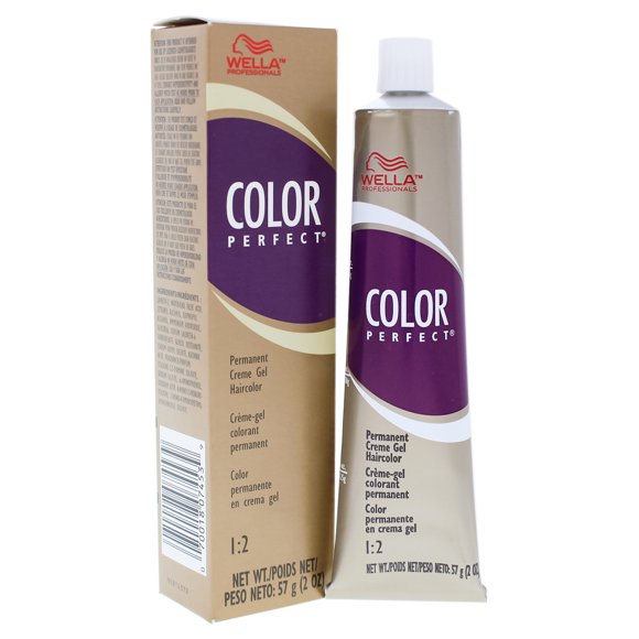 Color Perfect Coloration Gel Crème Permanente - Modificateur V Violet par Wella pour Unisexe - Colo Capillaire 2 oz