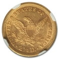 thumbnail image 3 of 1871 $2.50 Liberty Gold Quarter Eagle MS-61 NGC, 3 of 3