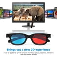 thumbnail image 4 of 10 gafas de visualización con lentes rojos y azules, gafas 3D compatibles con monitores de computadora comunes, televisores, pantallas de cine, 4 of 7