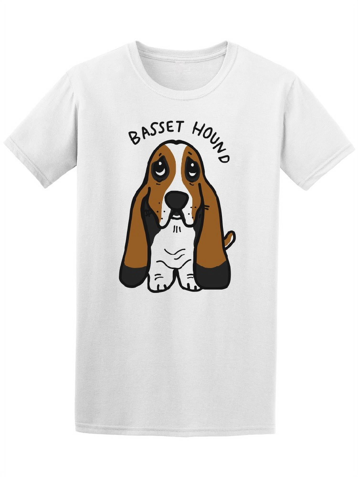 slack Bull Variant Basset Hound Dog Doodle Style T-Shirt Men -Image by Shutterstock, Male  3X-Large - Walmart.com
