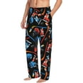thumbnail image 2 of Ice Hockey Men'S Pajama Pants Soft Sleep Lounge Pants Pjs Bottoms With Pockets Small, 2 of 6