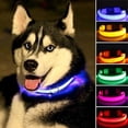 thumbnail image 2 of Reheyre Puppy Dog Cat Night Safety Flashing Luminous LED Light Adjustable Pet Collar, 2 of 8
