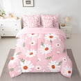 thumbnail image 2 of Castle Fairy Female Men Adults Kawaii Flowers Twin Bedding Sets 7-Piece,Spring Garden Bedding Comforter Set Microfiber,Floral Daisy Breathable Sheet Sets,Luxury Bedroom Decor,Reversible, 2 of 8