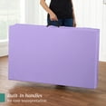thumbnail image 6 of Best Choice Products 10ftx4ftx2in Folding Gym Mat 4-Panel w/ Carrying Handles & Folding Balance Beam - Purple, 6 of 9