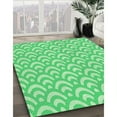 thumbnail image 2 of Ahgly Company Indoor Round Patterned Stoplight Go Green Area Rugs, 8' Round, 2 of 6