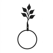 Village Wrought Iron TBR-76 Leaf Towel Ring