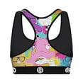 thumbnail image 2 of Care Bears Sticker Splash PSD Sports Bra-XSmall, 2 of 2